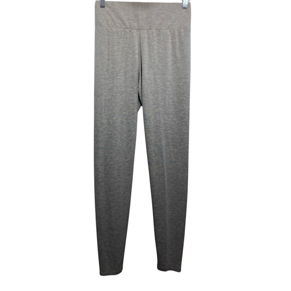 True Religion High Waisted Legging Womens Size Medium Gray Athleisure Pull On